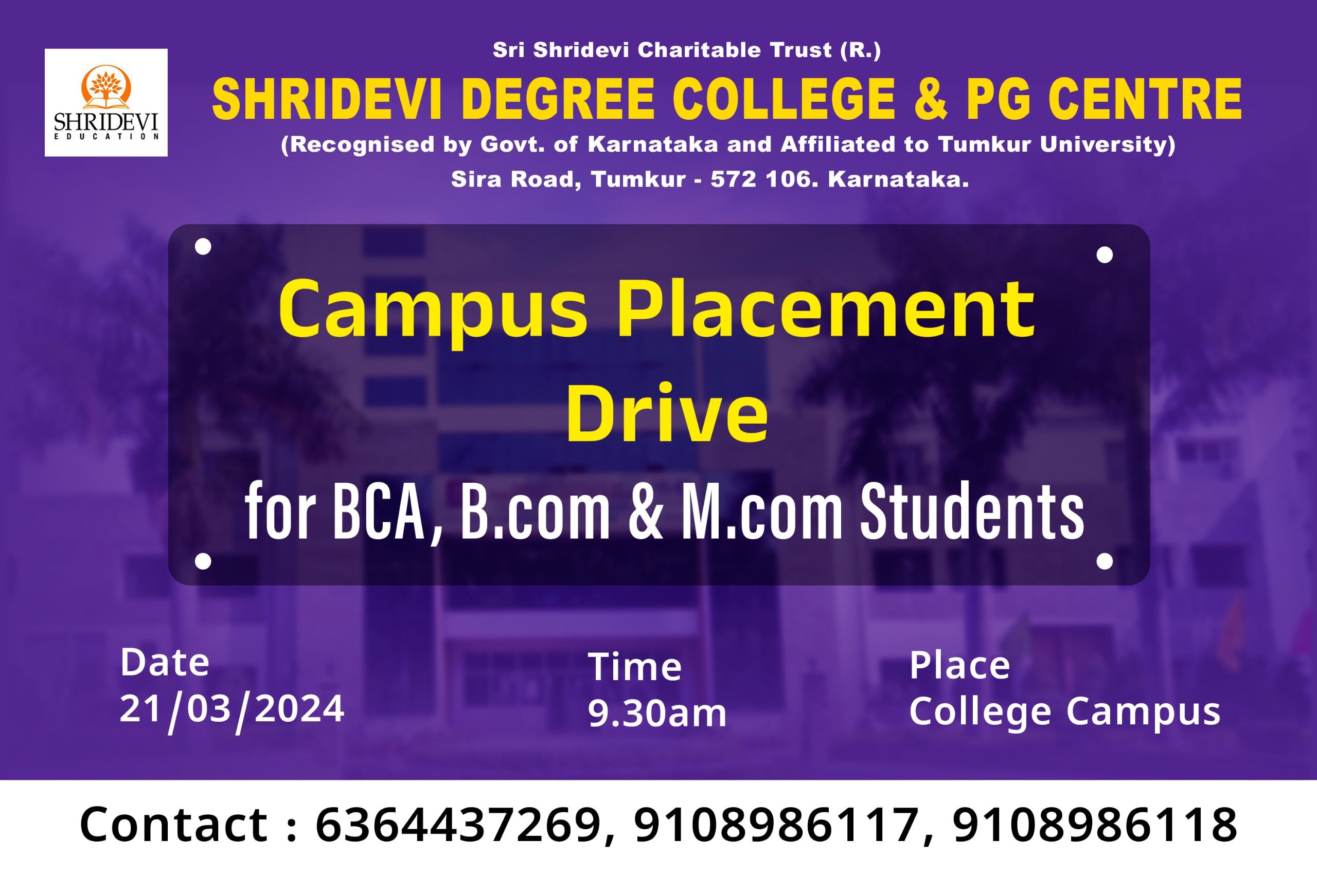 Campus Placement Drive